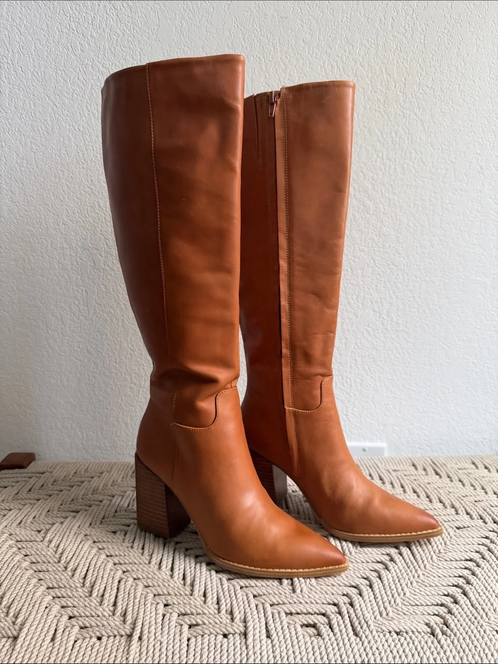 Nine West Brixe Heeled leather boots